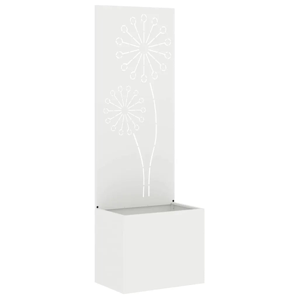 Schermo per privacy in giardino Traforo Bianco 50 x 150 cm CFW1404284