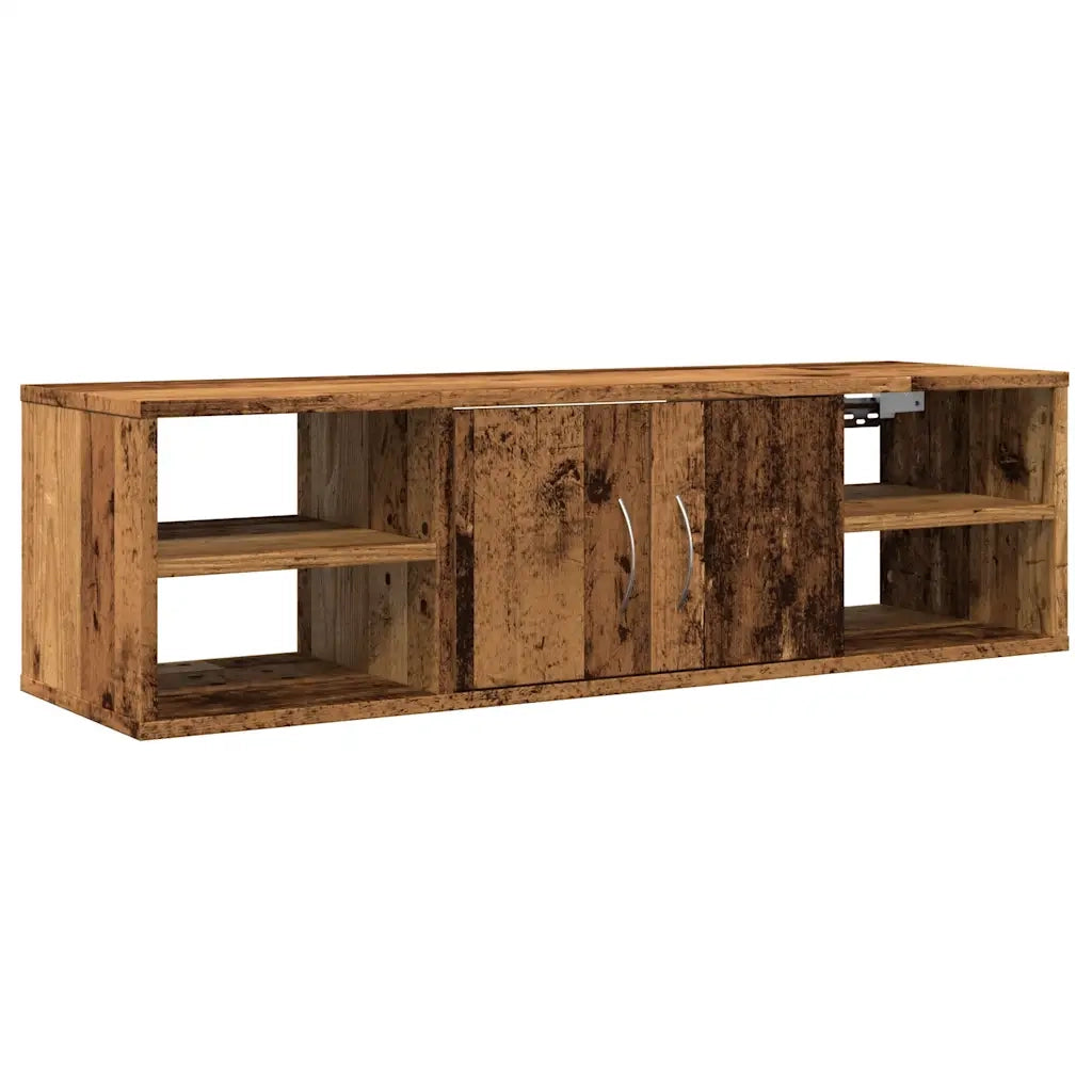 Armadietto a Muro Legno Vecchio 101x30x29 cm in Truciolato 856488