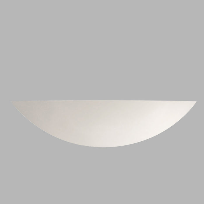 Applique Contemporanea Malta Porcellana - Ceramica Bianco 1 Luce E27