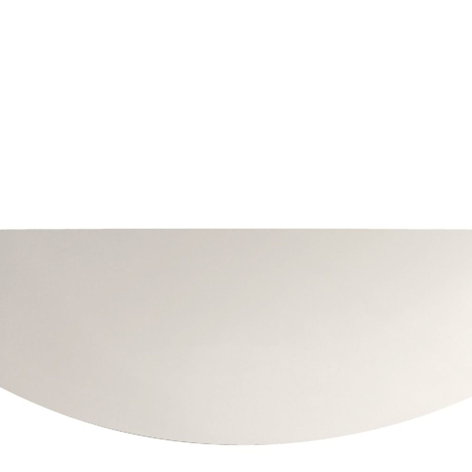 Applique Contemporanea Malta Porcellana - Ceramica Bianco 1 Luce E27