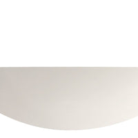 Applique Contemporanea Malta Porcellana - Ceramica Bianco 1 Luce E27