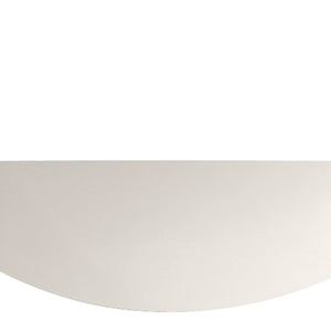 Applique Contemporanea Malta Porcellana - Ceramica Bianco 1 Luce E27