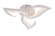 Plafoniera LED Vargo 42W bianca a fiore telecomando