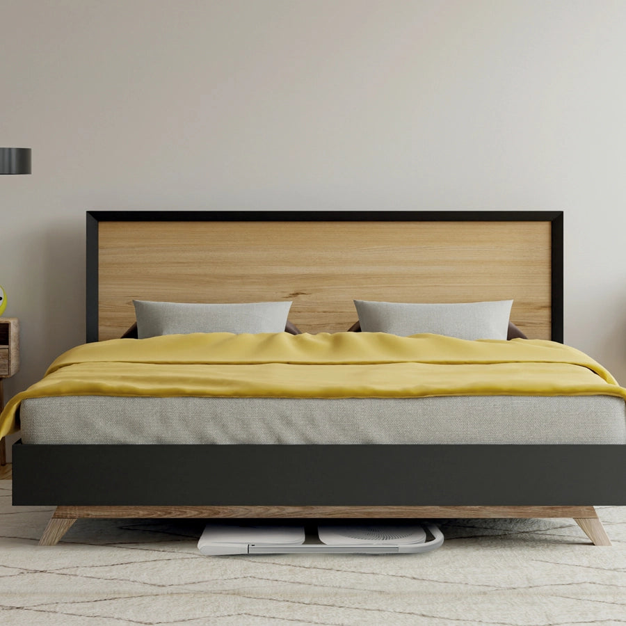 Macom 986slimmy potente ventilatore pieghevole salvaspazio con 9 velocità, con timer etelecomando