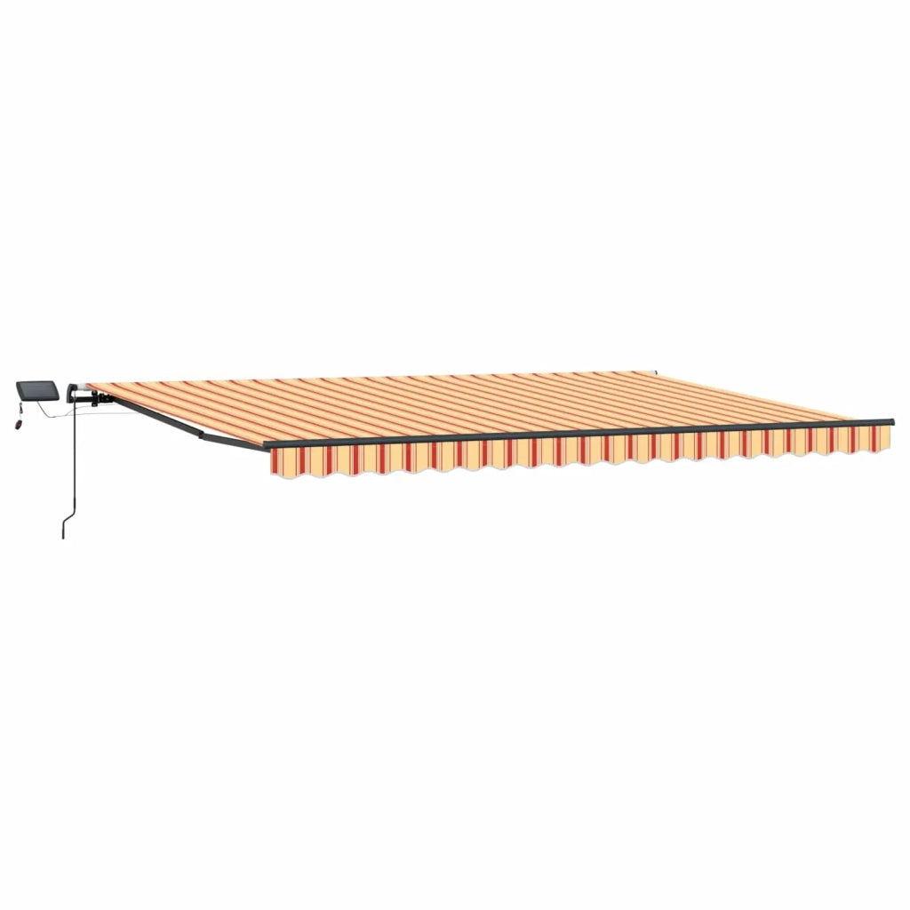 Tenda Retrattile giallo e arancione 500 ×300 cm Tessuto 3331248