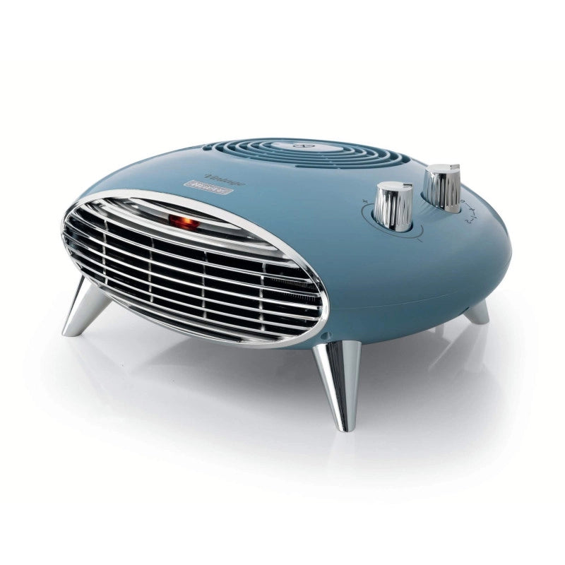 Termoventilatore da tavolo 2000W - Stufetta elettrica Celeste - Silenzioso con Termostato
