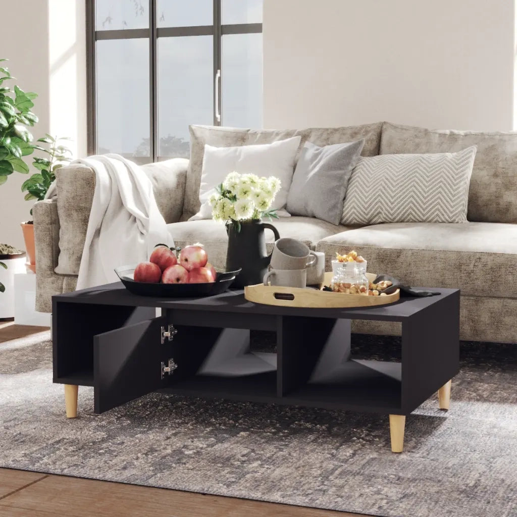Tavolino da Salotto Grigio 103,5x60x35 cm in Legno Multistrato 806015