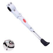 Trade Shop - Cavalletto Per Bici Supporto Bicicletta Laterale Altezza Regolabile Reflettore -