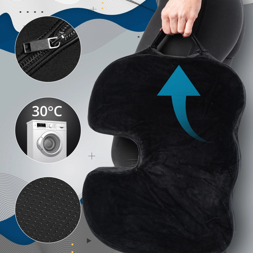 Cuscino ergonomico nero