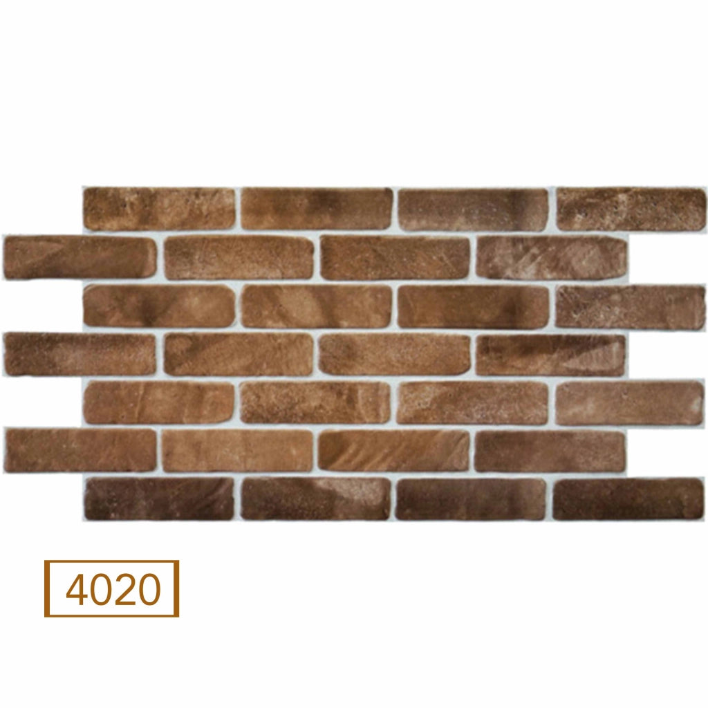 Pannelli 3D Rivestimento a parete in PVC effetto pietra,mattoni,ceramiche, legno Realistici e isolanti. - 4020 (mis.1025x495mm)