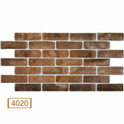 Pannelli 3D Rivestimento a parete in PVC effetto pietra,mattoni,ceramiche, legno Realistici e isolanti. - 4020 (mis.1025x495mm)