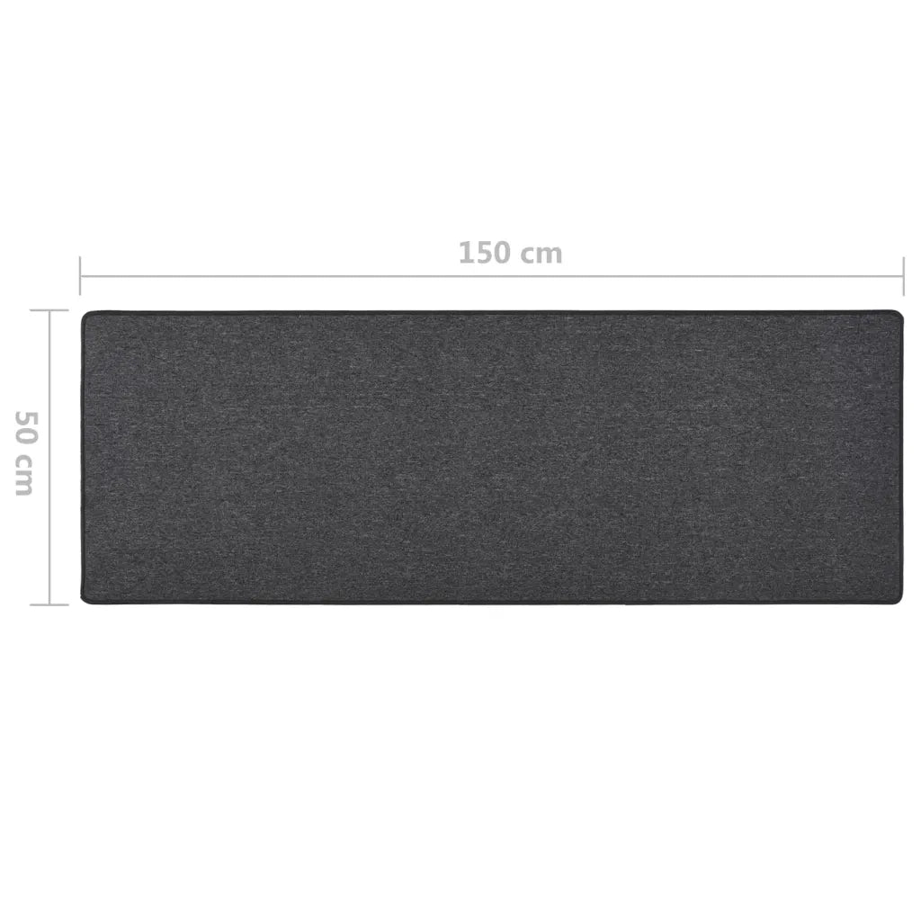 Tappeto Corsia Antracite 50x150 cm 326959