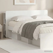 Testata del letto Bianco Lucido Legno ingegnerizzato 8001214