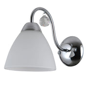 Applique Italux Lugano cromata bianco E27 WL-5643-1