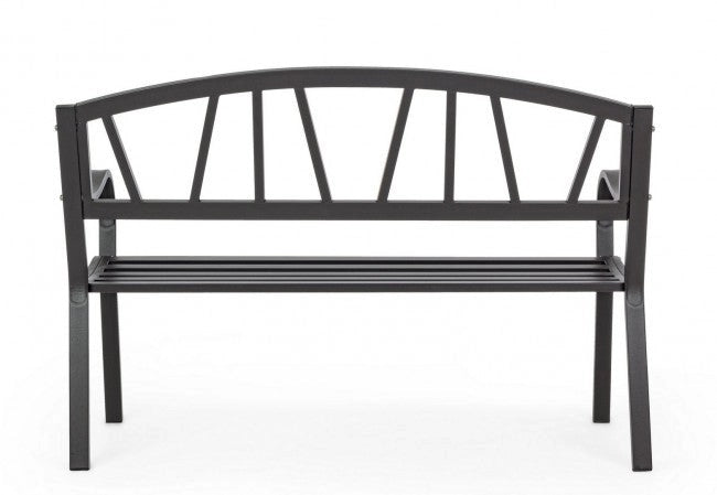 Panca 2 Posti 123x57x87h cm Janelle Antracite