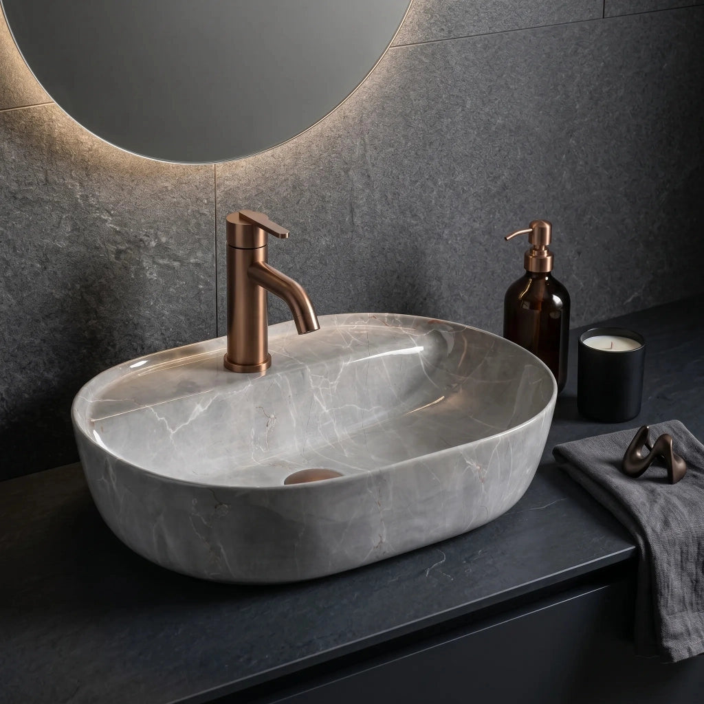 Lavabo Da Appoggio Rea Aura 51 Kashmir