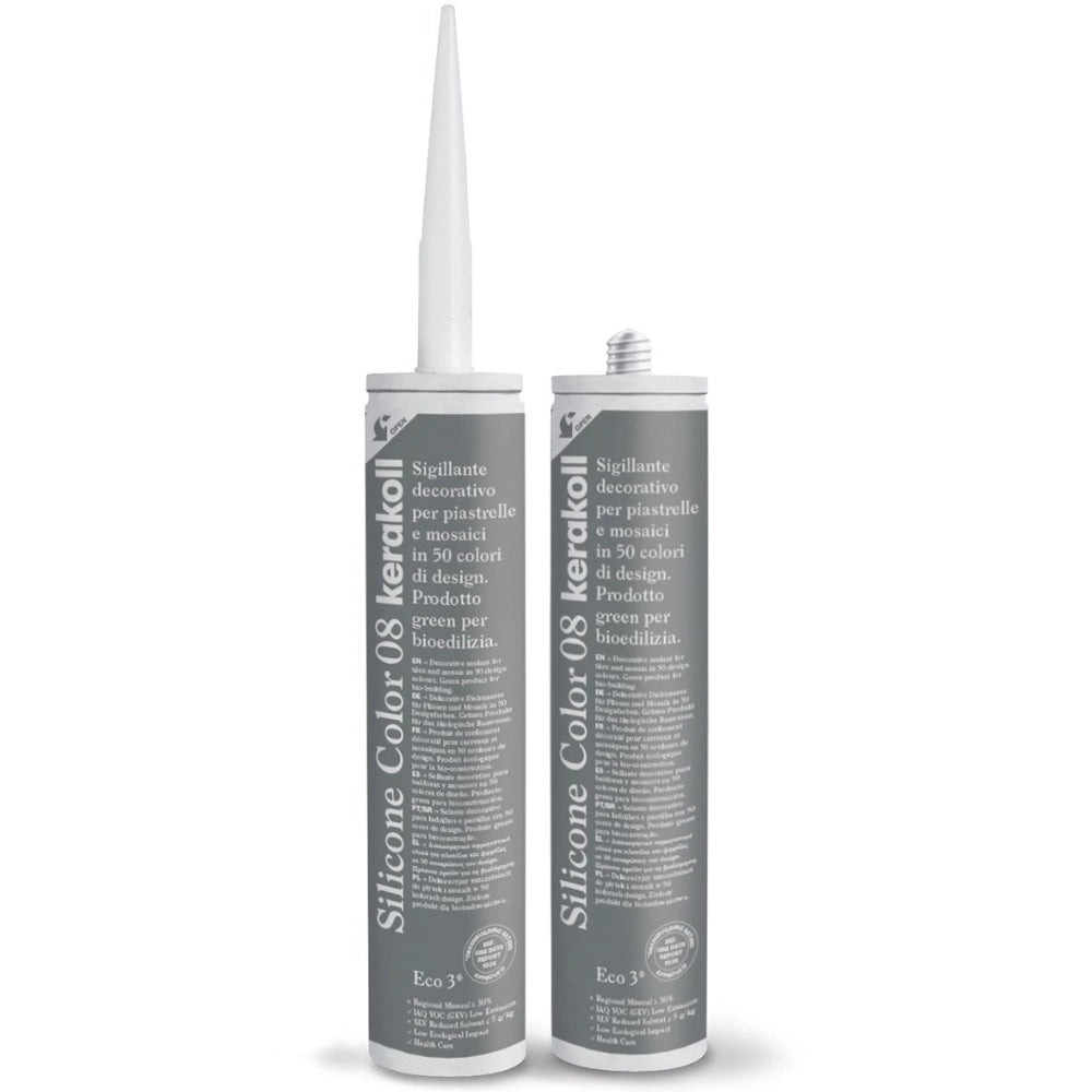 Silicone sigillante decorativo piastrelle mosaici giunture fughe colorato 310 ml *** colore- n 08, confezione 1