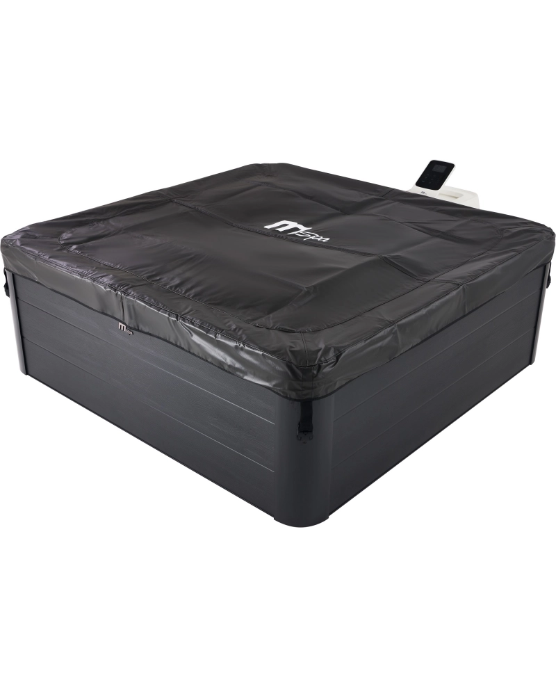 Minipiscina idromassaggio rigida da esterno, 6-8 sedute 180x180cm wi-fi smart Mspa Oslo Plus Aero