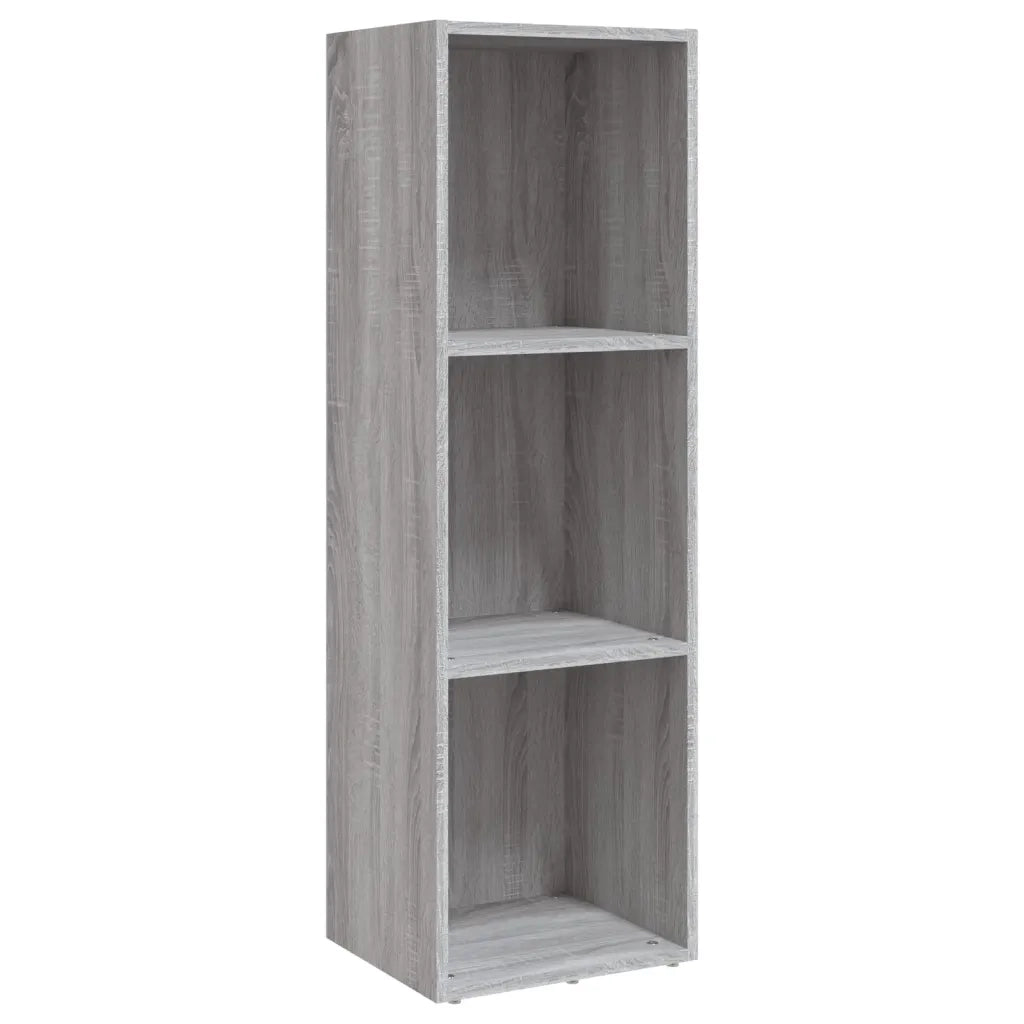 Libreria-Mobile TV Grigio Sonoma 36x30x114 cm Legno Multistrato