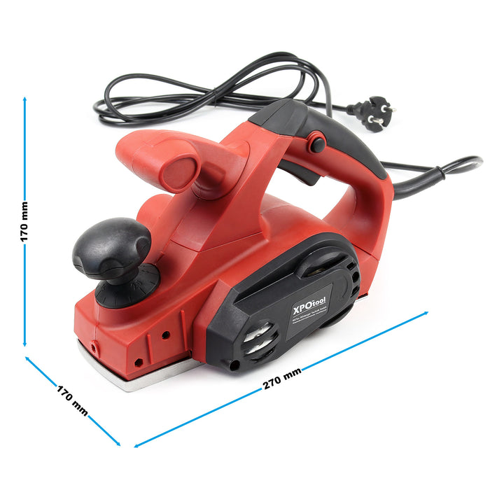 Pialla elettrica 710W Arresto parallelo/scanalato Larghezza tagli 82mm profondità 3mm