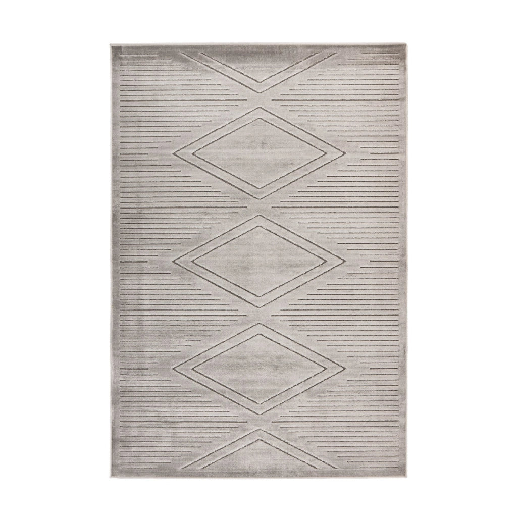 Tappeto moderno Madita 100 in grigio 160x230 cm
