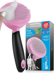 Spazzola per cani Spazzola per cura del pelo Spazzola auto-pulente Spazzola a pettine per capelli lunghi Spazzola per cani a pelo corto