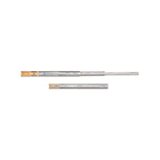 Set di guide a sfere per cassetti con estrazione totale e chiusura soft, altezza 45 mm, lunghezza 550 mm, Acciaio, Zin..