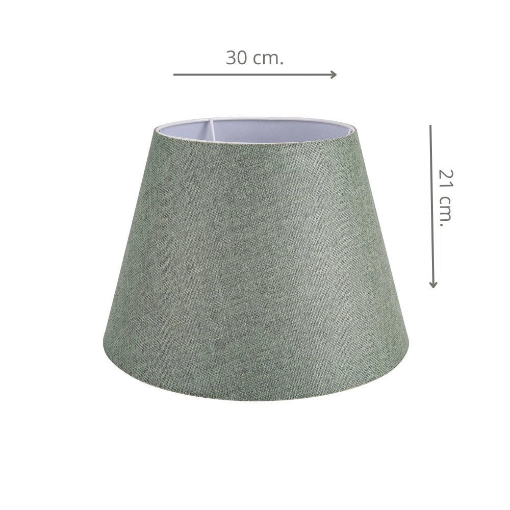Lampada da tavolo verde 21x30 cm