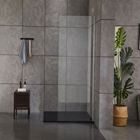 Piatto doccia in acrilico STONE ESSENCE - Nero antracite - Misura: 90 x 160 cm