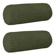 Federa 2 pcs HEERLEN Verde Ø 15 x 40 cm corduroy 923261