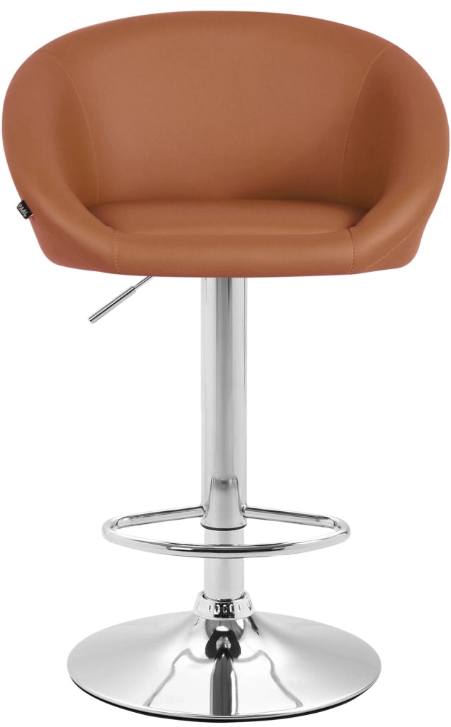 Sgabello Miami Similpelle marrone chiaro