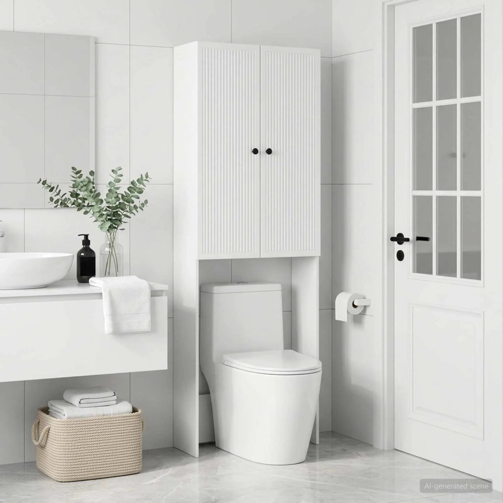 Mobile Bagno EDE Bianco 66 x 25,5 x 190 cm Legno ingegnerizzato 896035