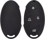Accessori per chiave - Pomo a silicone per Hyundai IONIQ 6 Grandeur GN7 Kona Ev 2023 - Comando a distanza per auto - Nero - 5/7 pulsanti