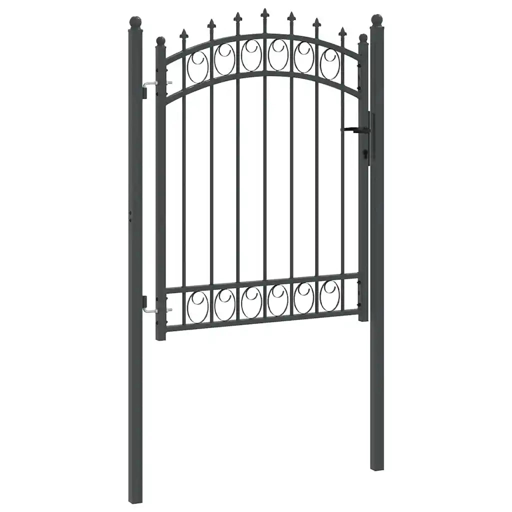Cancello della recinzione con punte EMMEN 150 x 100 cm CFW5488472
