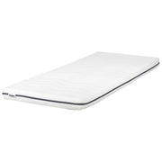 Materasso in Schiuma Viscoelastica Durezza Media Grigio e Bianco 90 x 200 cm Fodera con cerniera