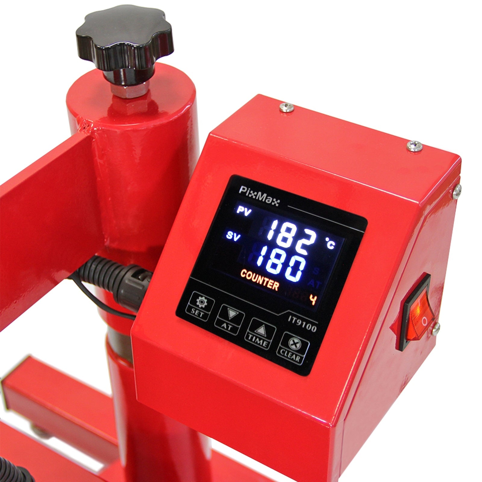 Plotter per Taglio Vinile Guida Laser Abbonamento 12 Mesi Software da Taglio - LED - 720mm & Termopressa per Sublimazione Basculante Pressa a Caldo - 38x38cm