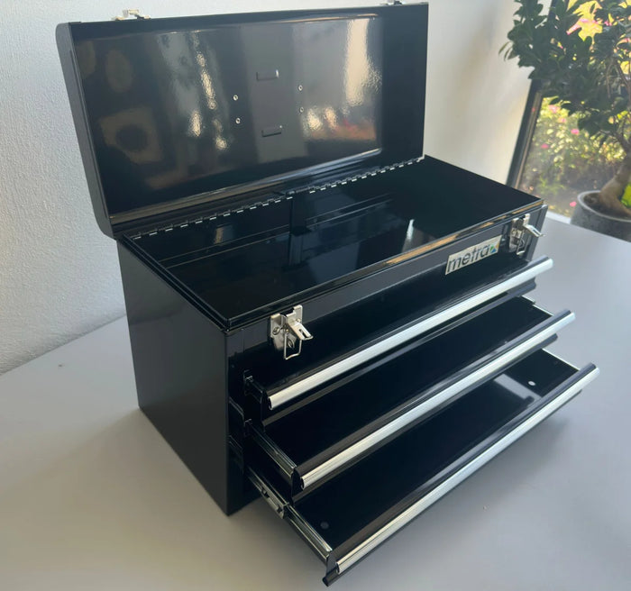 Cassetta degli attrezzi, standard, piccola, colore nero