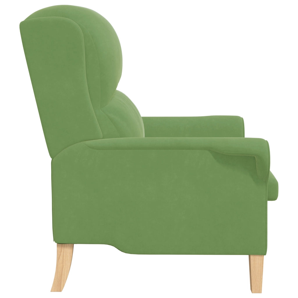 Poltrona Verde Chiaro Verde chiaro Tessuto, Legno