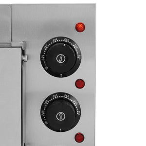 Forno Elettrico per Pizza in Acciaio Inossidabile a Doppio Ripiano Commerciale