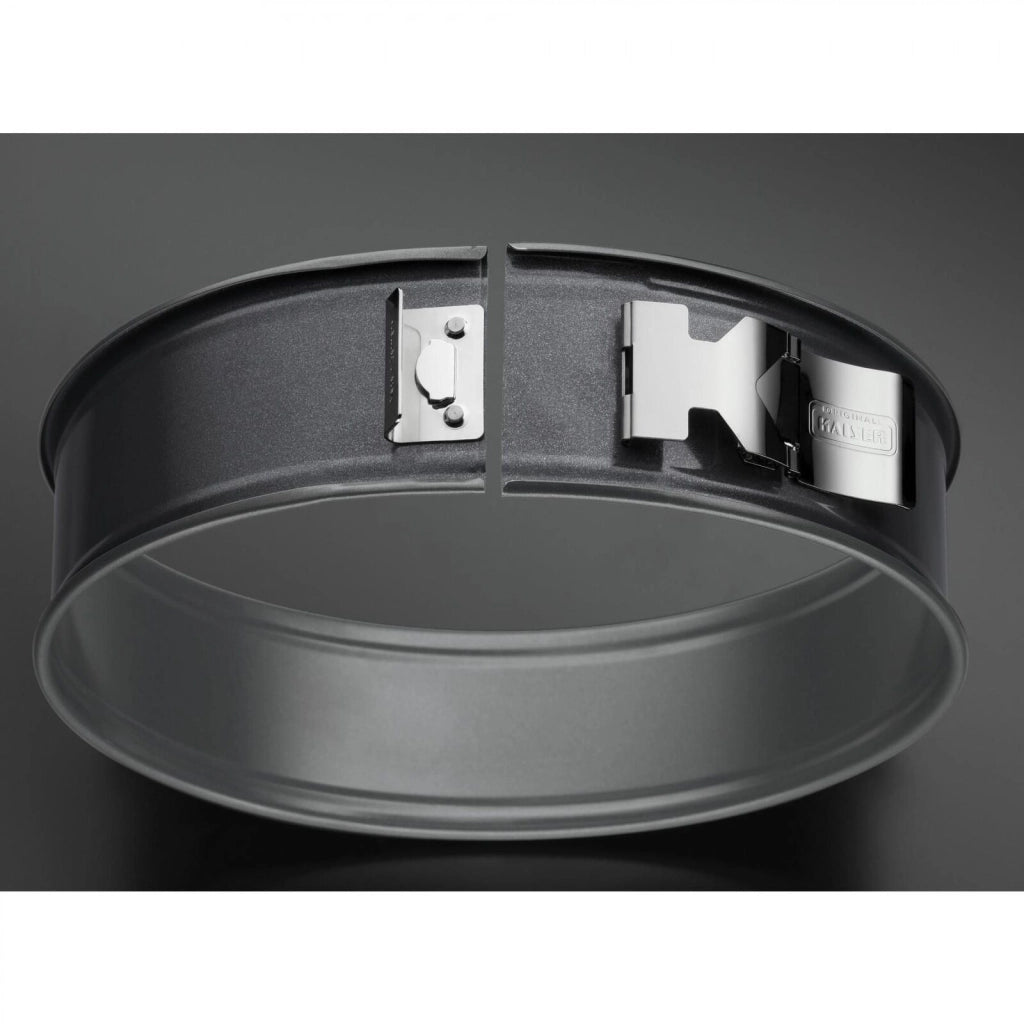 Kaiser 2300638027 La Forme Plus Tortiera Espandibile con Fondo Rimovibile Diametro 28 cm Capacita' 3,4 L Acciaio con Rivestimento Antiaderente KAIRAMIC colore Nero