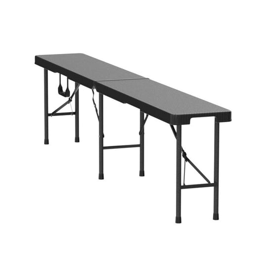 Panca Pieghevole Esterno Salvaspazio da Giardino Coco Panchina Birreria da Campeggio 183 cm Panche Portatili per Tavolo