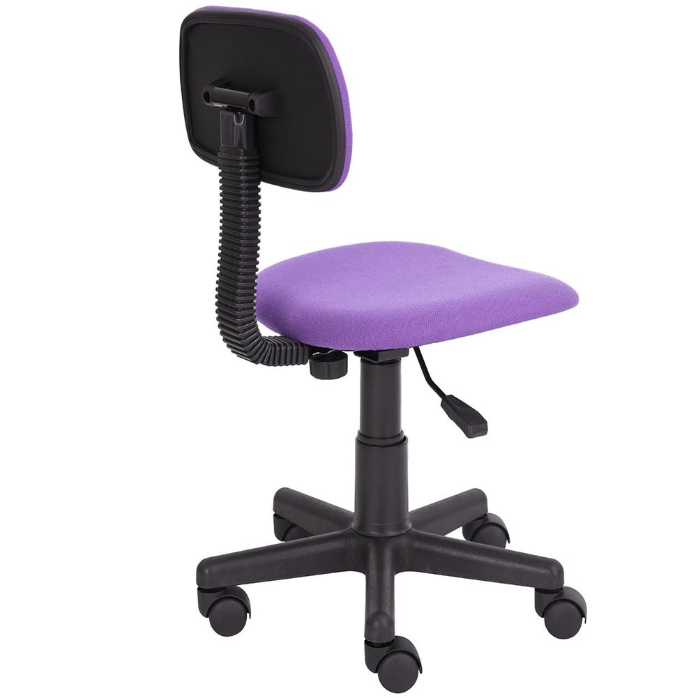Sedia da Scrivania Operativa 5Ruote Cameretta Stanzetta Altezza regolabile Viola