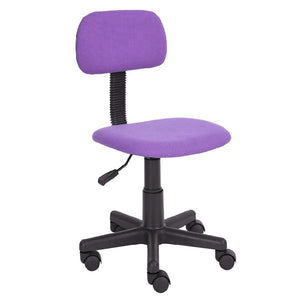 Sedia da Scrivania Operativa 5Ruote Cameretta Stanzetta Altezza regolabile Viola