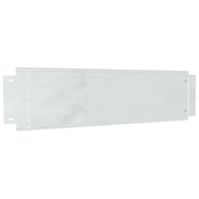 Bordure per prato 10 pz Argento 100 x 25 x 0,07 cm CFW2356516