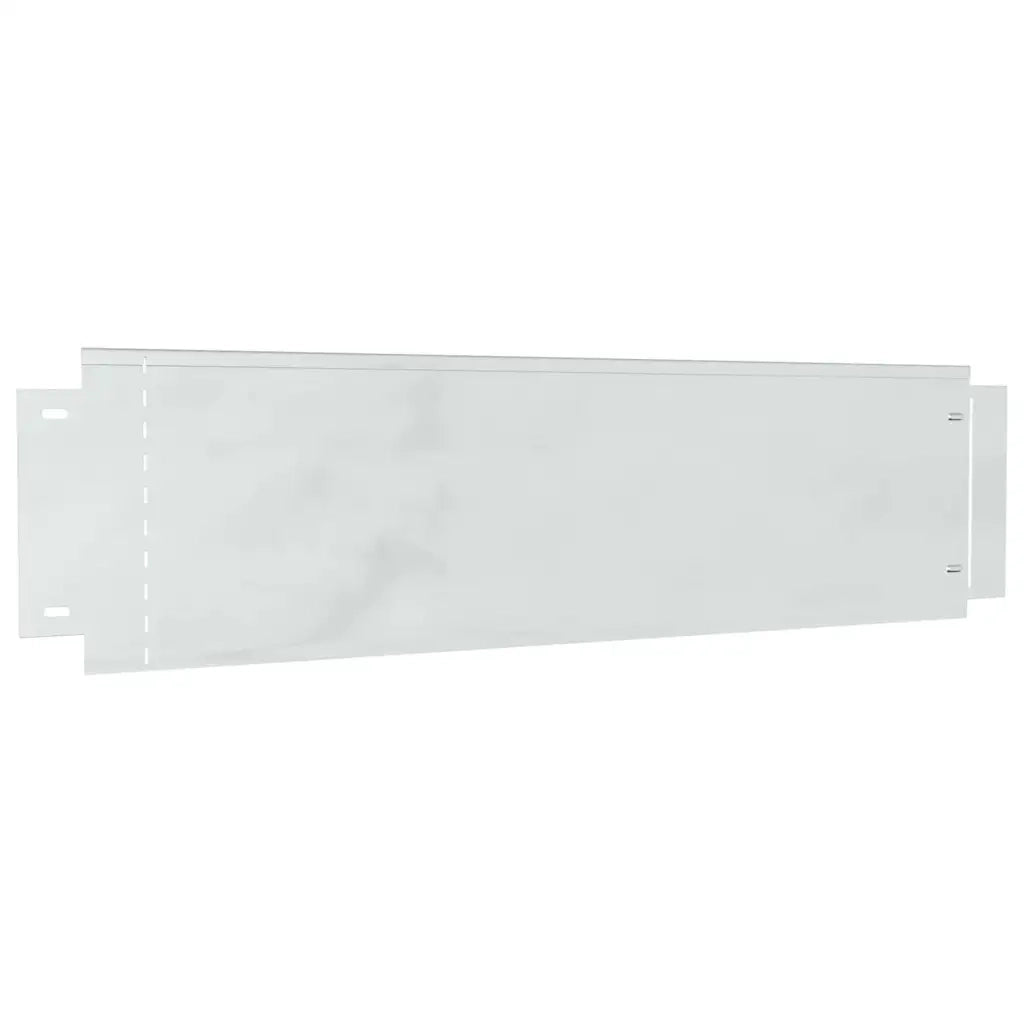 Bordure per prato 10 pz Argento 100 x 25 x 0,07 cm CFW2356516