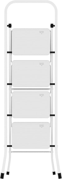 Sgabello Scala in acciaio a 4 gradini salvaspazio mod. FACTOTUM COLOMBO