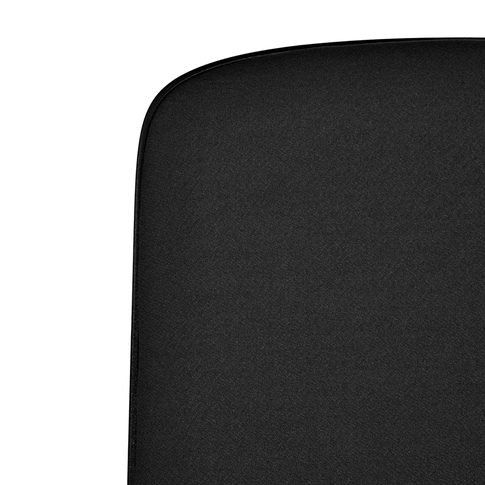 Sedia da ufficio ergonomica con schienale regolabile, seduta scorrevole, braccioli regolabili e supporto lombare nero