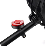 Riflettore Coda Attacco - Montanti Zadelpenna con Alloggiamento Airtag - Copertura Tracker GPS Nascosto per Bicicletta da MTB Scooter Elettrico