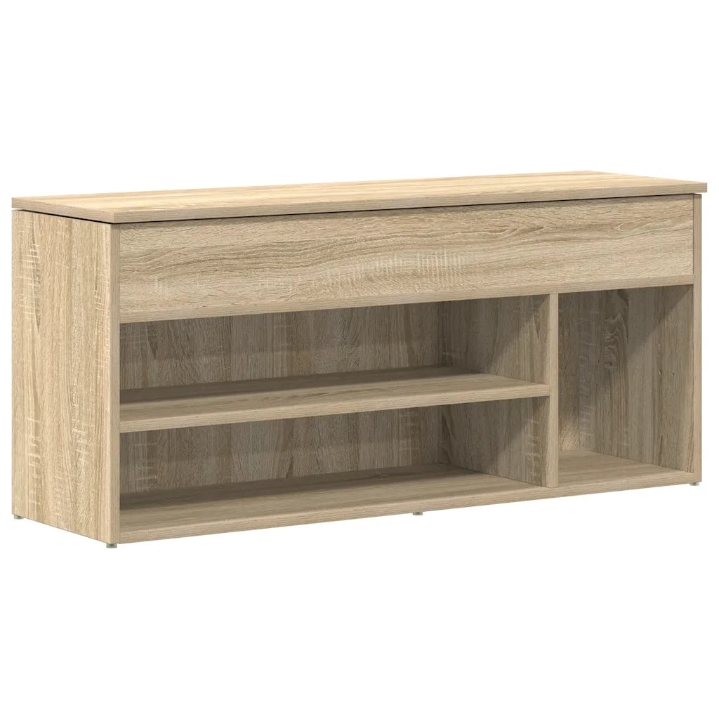 Scarpiera Rovere Sonoma 102x30,5x45 cm in Legno Multistrato 859138