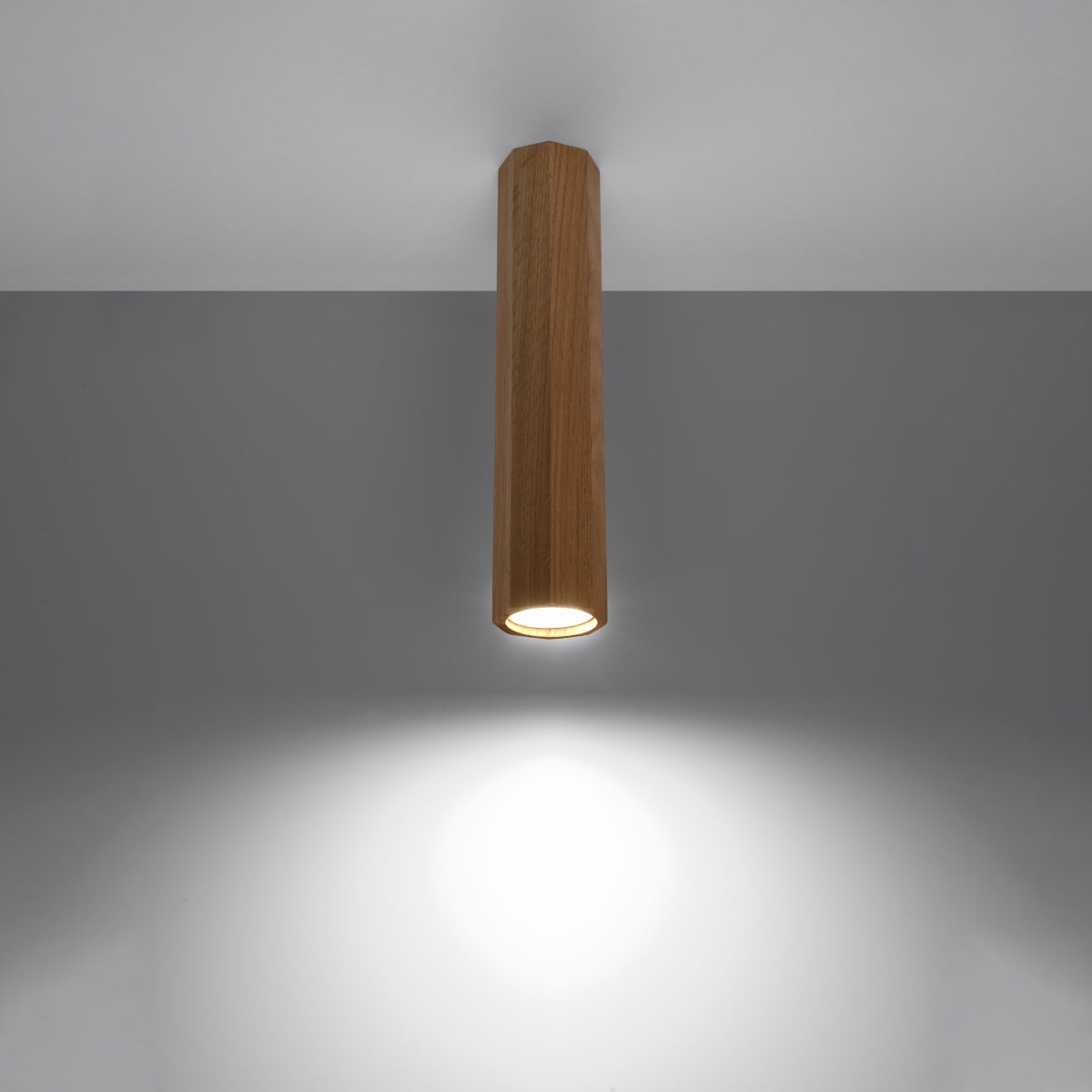 Lampada a soffitto ZEKE 30 rovere